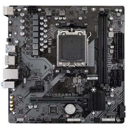 GIGABYTE - Tarjeta Madre Gigabyte A620M H 2xDDR5 128GB 6400Mhz HDMI DP M.2 PCIe 4.0 S AM5 Ryzen mATX