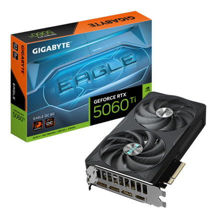 GIGABYTE - Tarjeta de Video Gigabyte NVIDIA GeForce RTX 5060 Ti EAGLE OC 8GB 128-bit GDDR7 PCI Express x16 5.0