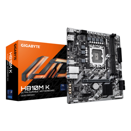 GIGABYTE - Tarjeta Madre Gigabyte H810M K Micro-ATX 1851 128GB 2xDDR5 HDMI/DP