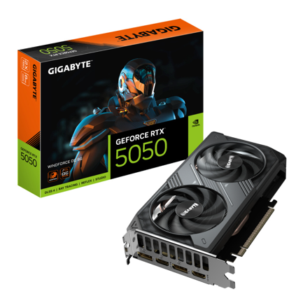 GIGABYTE - Tarjeta de Video Gigabyte NVIDIA GeForce RTX 5050 8GB 128-bit GDDR6 PCI Express 5.0