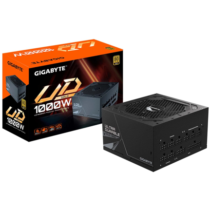 GIGABYTE - Fuente de Poder Gigabyte GP-UD1000GM 1000W ATX V12 80 Plus Gold 20-4 Pines Fan 120mm Negro