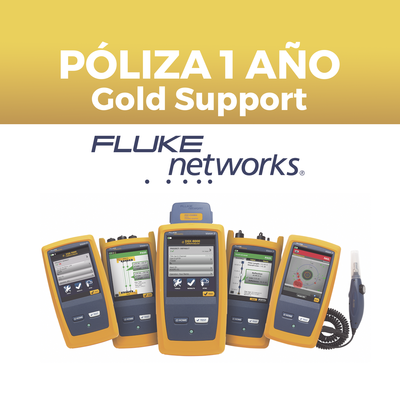 FLUKE NETWORKS - Poliza de 1 Año de Soporte Gold Para Certificador OFP2-100-QINT