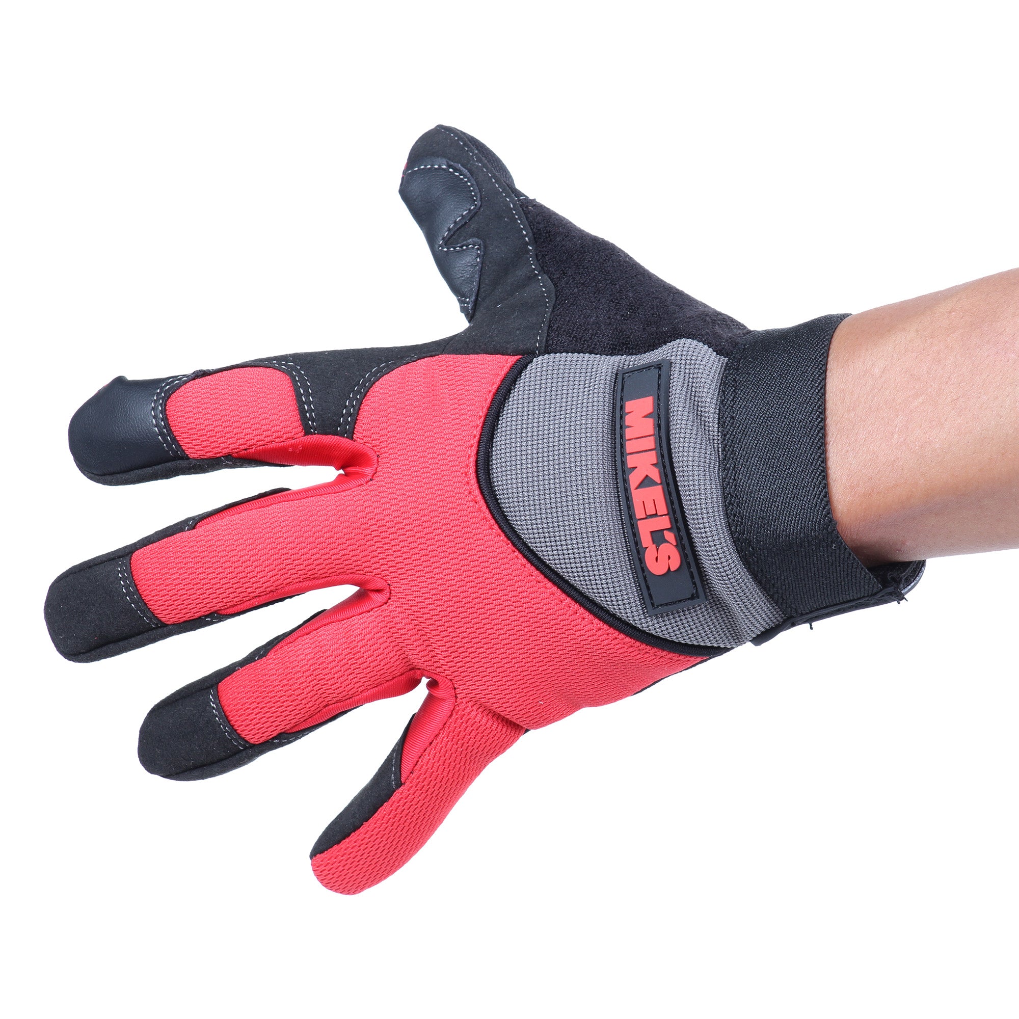 Guantes para trabajo para mecánico piel sintética (M)
