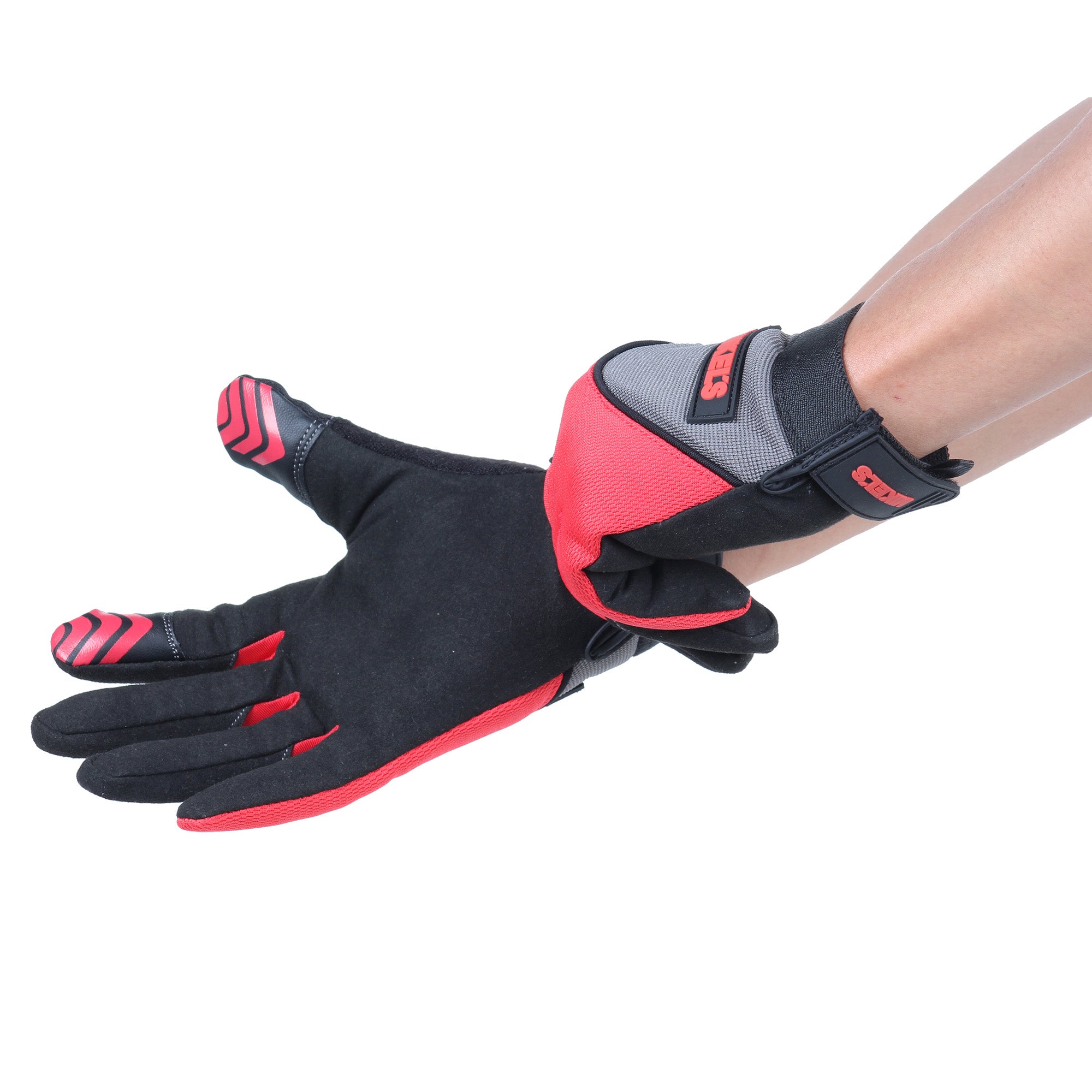 Guantes para trabajo para mecánico piel sintética (M)