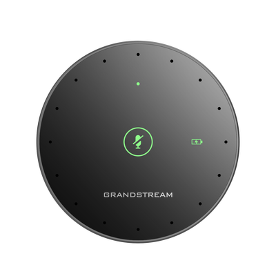 GRANDSTREAM - Microfono inalambrico Bluetooth para GVC3220, 8 micrófonos omnidireccionales para hasta 5 metros