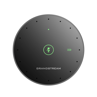 GRANDSTREAM - Microfono inalambrico Bluetooth para GVC3220, 8 micrófonos omnidireccionales para hasta 5 metros