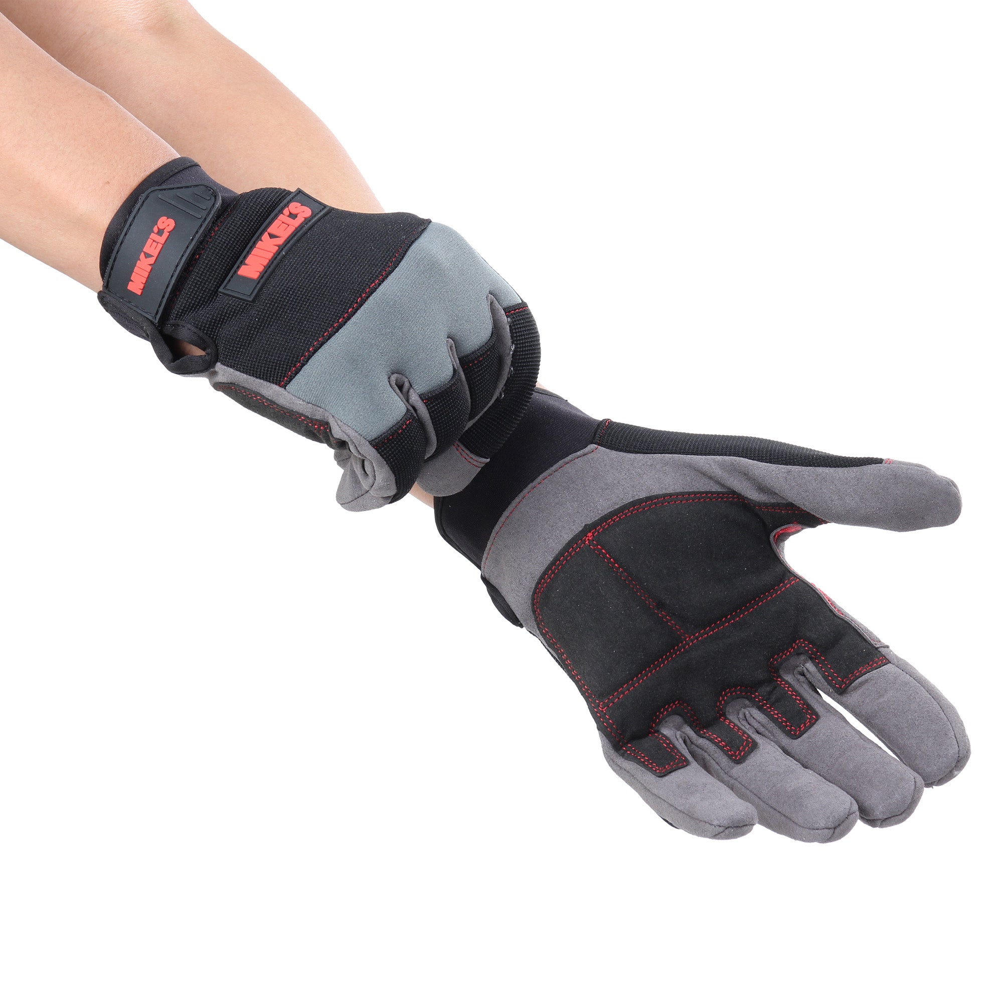 Guantes para trabajo profesionales para mecánico acolchonados (M)