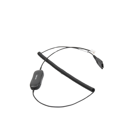 JABRA - Cable para diademas BIZ1500, BIZ2300 y BIZ2400, para compatibilidad con telefonos AVAYA 96xx/16xx QD a RJ-9 (88001-03) (88001-04)