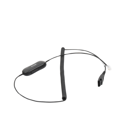 JABRA - Cable para diademas BIZ1500, BIZ2300 y BIZ2400, para compatibilidad con telefonos AVAYA 96xx/16xx QD a RJ-9 (88001-03) (88001-04)