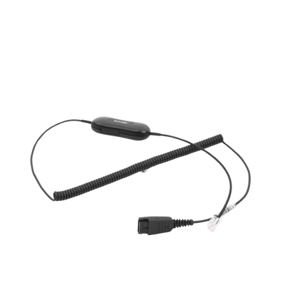JABRA - Cable para diademas BIZ1500, BIZ2300 y BIZ2400, para compatibilidad con telefonos AVAYA 96xx/16xx QD a RJ-9 (88001-03) (88001-04)