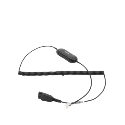 JABRA - Cable para diademas BIZ1500, BIZ2300 y BIZ2400, para compatibilidad con telefonos AVAYA 96xx/16xx QD a RJ-9 (88001-03) (88001-04)