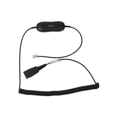 JABRA - Cable para diademas BIZ1500, BIZ2300 y BIZ2400, para compatibilidad con telefonos AVAYA 96xx/16xx QD a RJ-9 (88001-03) (88001-04)