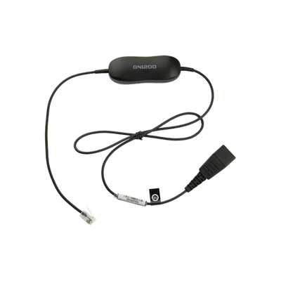 JABRA - Cable para diademas BIZ1500, BIZ2300 y BIZ2400, para compatibilidad con telefonos AVAYA 96xx/16xx QD a RJ-9 (88001-03)