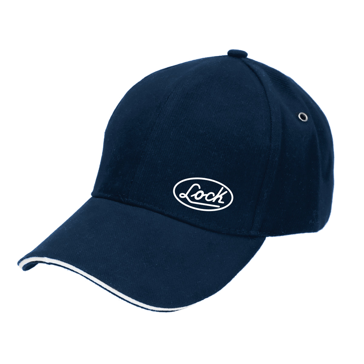 Lock - Gorra con bies azul