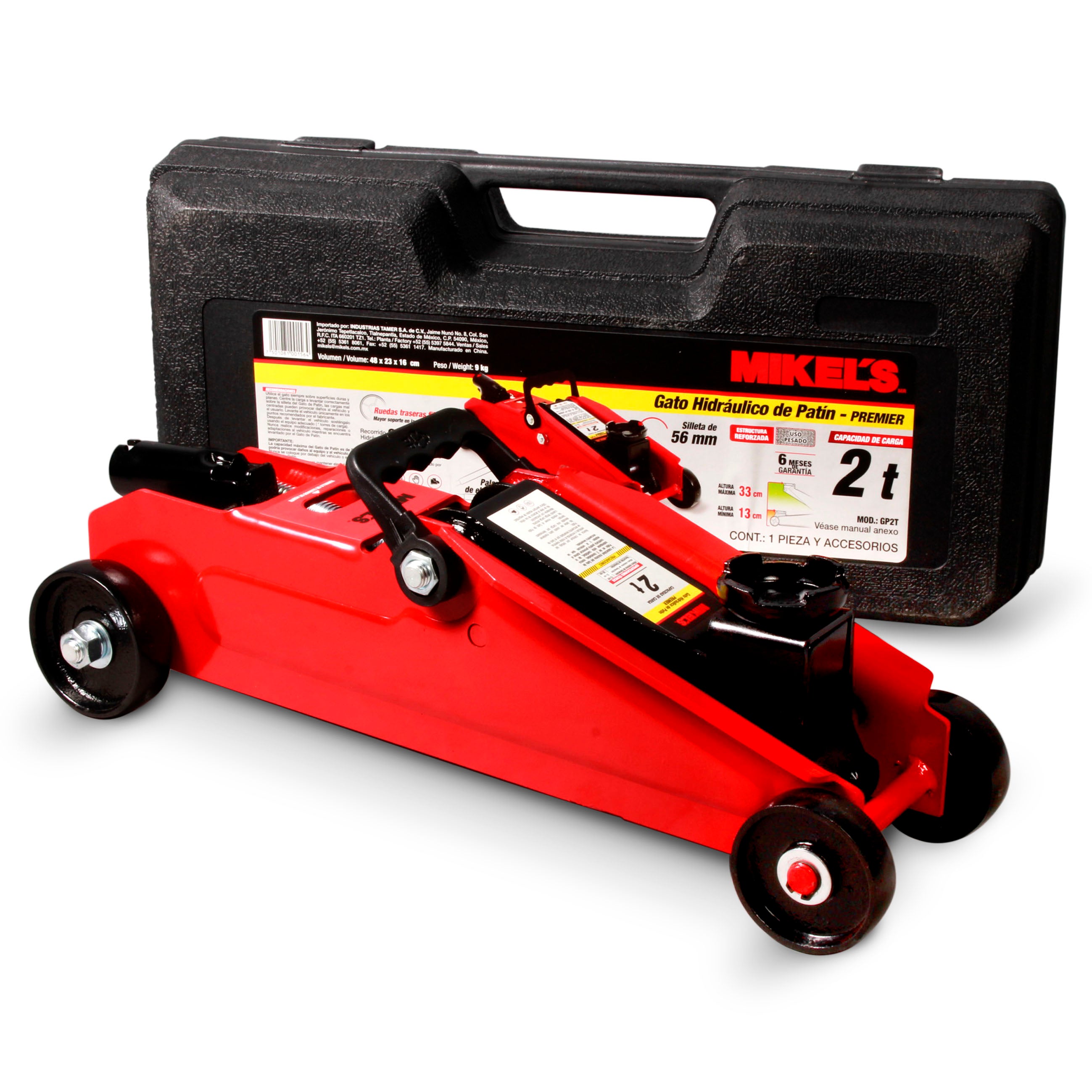 Gato hidráulico de patín Premier (2 ton)