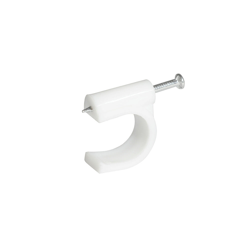 Surtek - Grapa cable coax 5mm bco 20pz