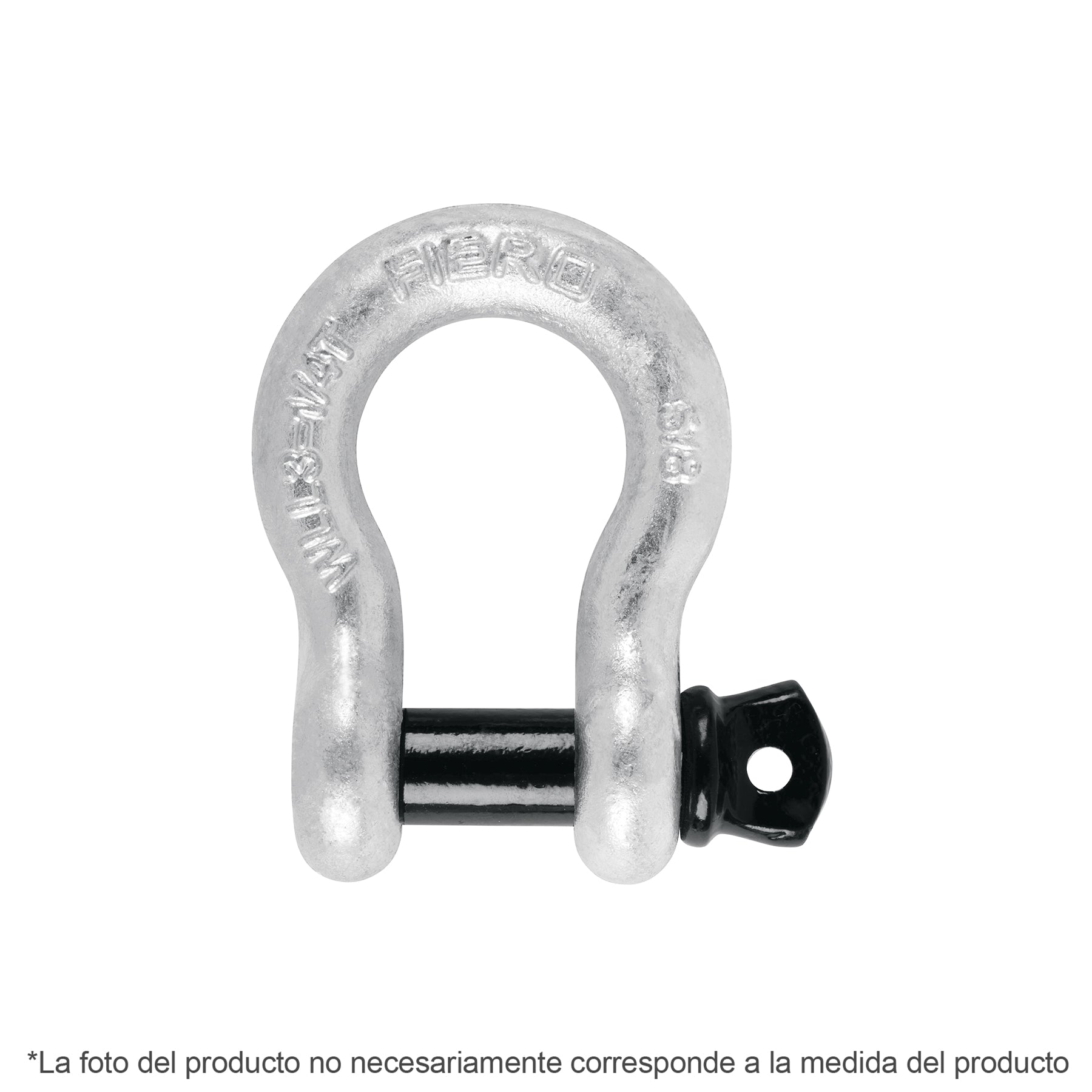 Grillete de acero forjado 1/4', FIERO