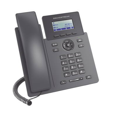 GRANDSTREAM - Teléfono IP Grado Operador, 2 líneas SIP con 2 cuentas, codec Opus, IPV4/IPV6 con gestión en la nube GDMS