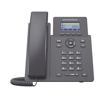 GRANDSTREAM - Teléfono IP Grado Operador, 2 líneas SIP con 2 cuentas, codec Opus, IPV4/IPV6 con gestión en la nube GDMS