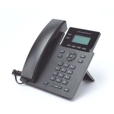 GRANDSTREAM - Teléfono IP Grado Operador, 2 líneas SIP con 4 cuentas, puertos Gigabit PoE, codec Opus, IPV4/IPV6 con gestión en la nube GDMS