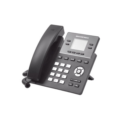 GRANDSTREAM - Teléfono IP Grado Operador, 4 líneas SIP, pantalla a color 2.4", PoE, codec Opus, IPV4/IPV6 con gestión en la nube GDMS