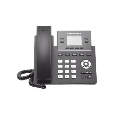 GRANDSTREAM - Teléfono IP Grado Operador, 4 líneas SIP, pantalla a color 2.4", PoE, codec Opus, IPV4/IPV6 con gestión en la nube GDMS