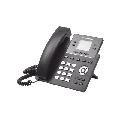GRANDSTREAM - Teléfono IP Wi-Fi, Grado Operador, 4 líneas SIP con 2 cuentas, pantalla a color 2.4", codec Opus, IPV4/IPV6 con gestión en la nube GDMS