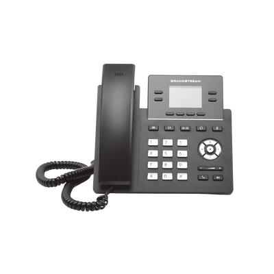 GRANDSTREAM - Teléfono IP Wi-Fi, Grado Operador, 4 líneas SIP con 2 cuentas, pantalla a color 2.4", codec Opus, IPV4/IPV6 con gestión en la nube GDMS