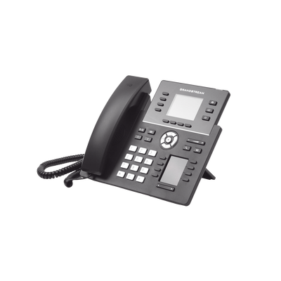 GRANDSTREAM - Teléfono IP Wi-Fi, Grado Operador, 4 líneas SIP con 4 cuentas, pantalla a color 2.8", puertos Gigabit, Bluetooth, PoE, codec Opus, IPV4/IPV6 con gestión en la nube GDMS