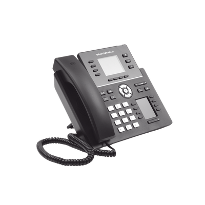 GRANDSTREAM - Teléfono IP Wi-Fi, Grado Operador, 4 líneas SIP con 4 cuentas, pantalla a color 2.8", puertos Gigabit, Bluetooth, PoE, codec Opus, IPV4/IPV6 con gestión en la nube GDMS