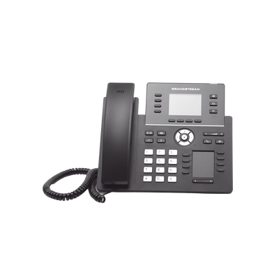 GRANDSTREAM - Teléfono IP Wi-Fi, Grado Operador, 4 líneas SIP con 4 cuentas, pantalla a color 2.8", puertos Gigabit, Bluetooth, PoE, codec Opus, IPV4/IPV6 con gestión en la nube GDMS