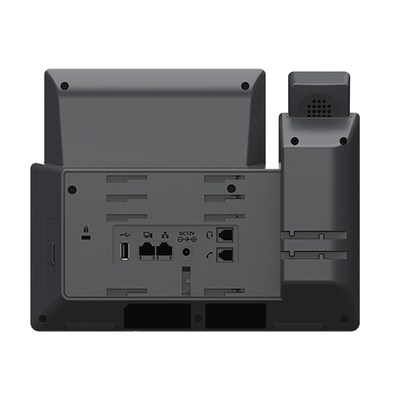 GRANDSTREAM - Teléfono IP Wi-Fi, Grado Operador, 14 líneas SIP con 6 cuentas, pantalla LCD  5", puertos Gigabit, Bluetooth, PoE, codec Opus, IPV4/IPV6 con gestión en la nube GDMS