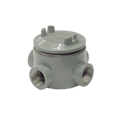 RAWELT - Caja  para áreas peligrosas con Tapa / Tipo GRX de 1/2" (13 mm) / Con 4 salidas.