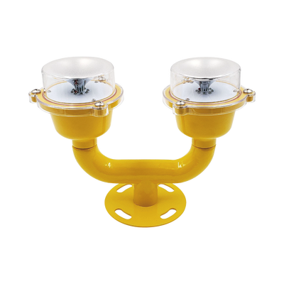 EPCOM INDUSTRIAL - Lámpara de Obstrucción Doble color Rojo / IP65 / Luz fija o parpadeante / Voltaje de Operación 110 AC / 220 AC