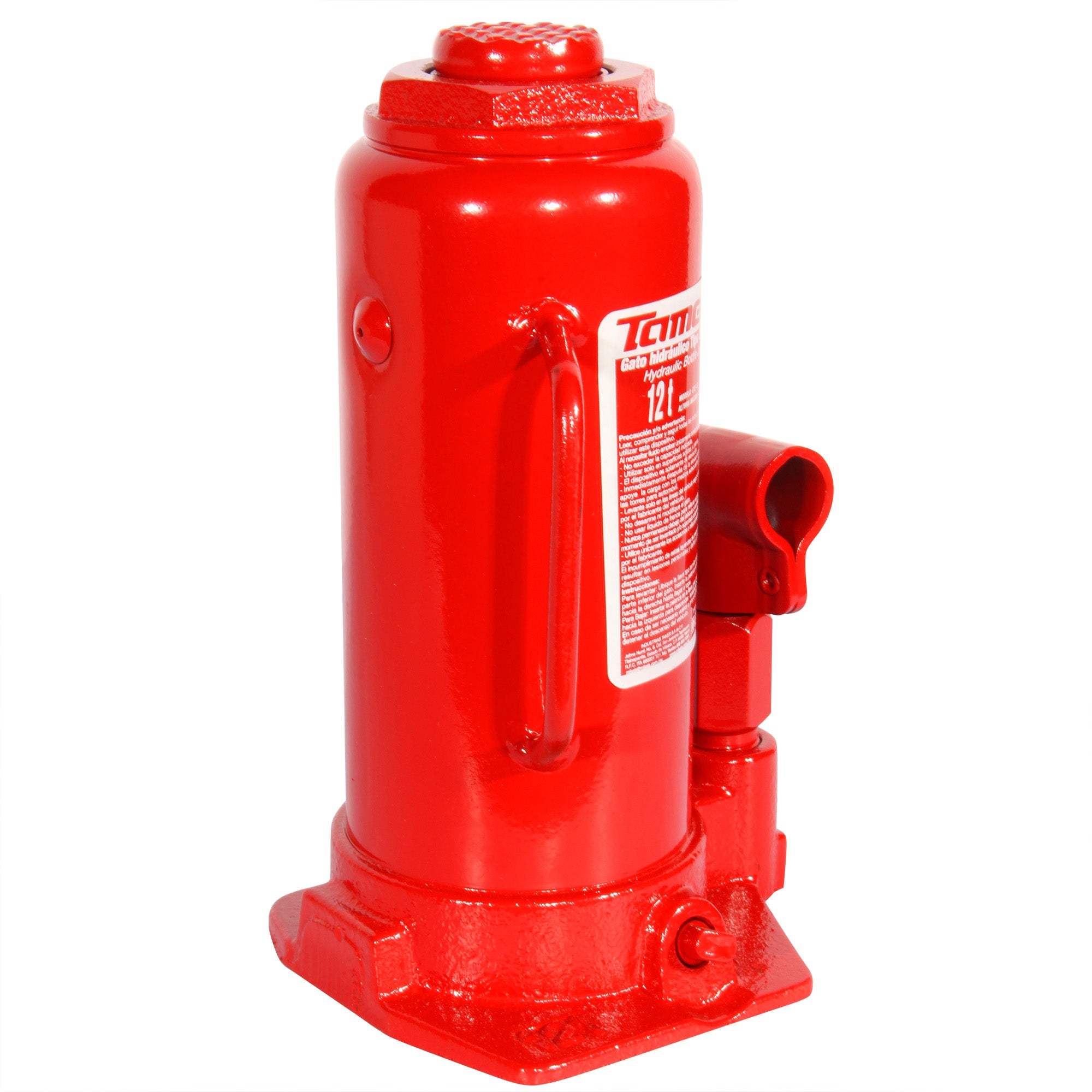 Gato hidráulico de botella con tornillo de extensión (12 ton)