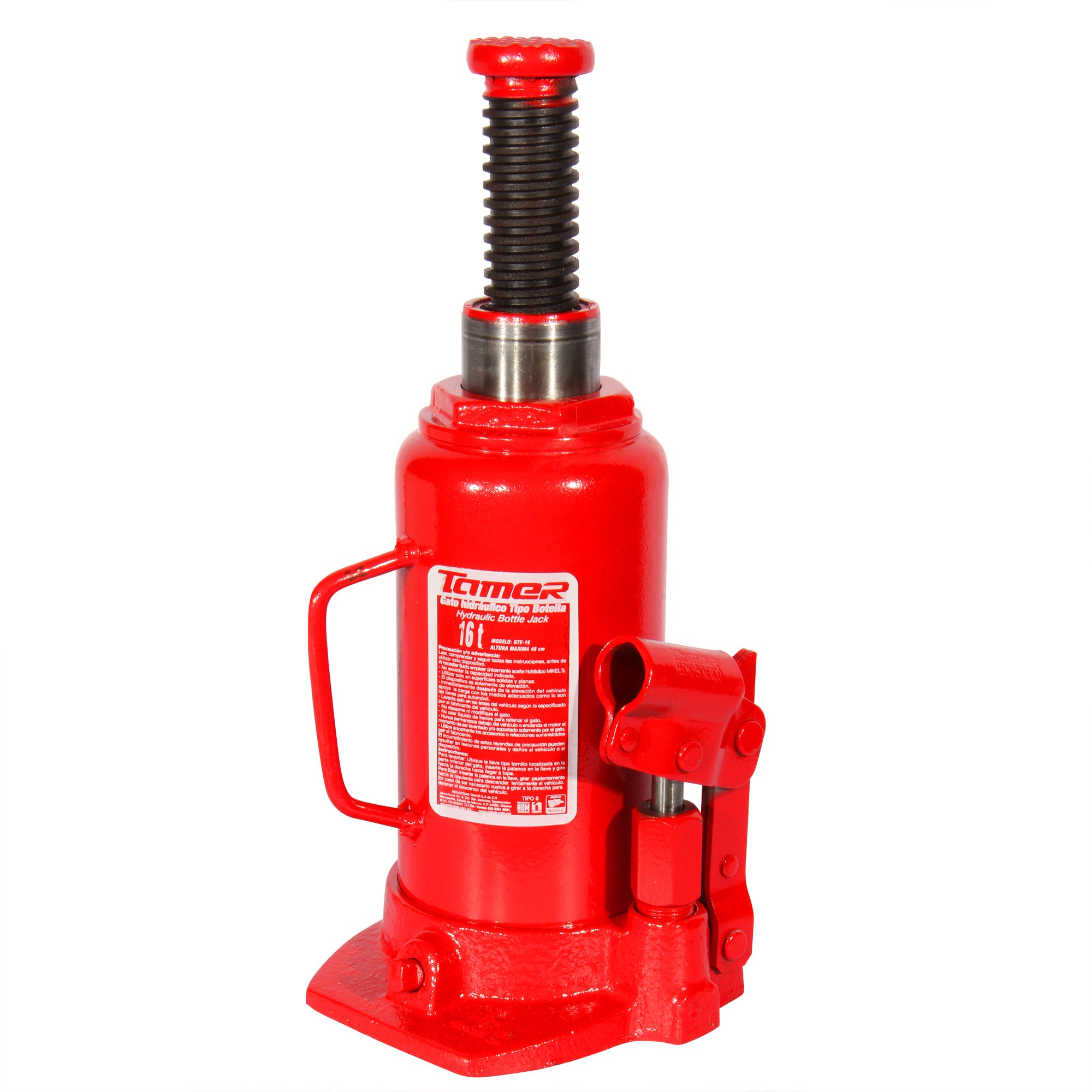 Gato hidráulico de botella con tornillo de extensión (16 ton)