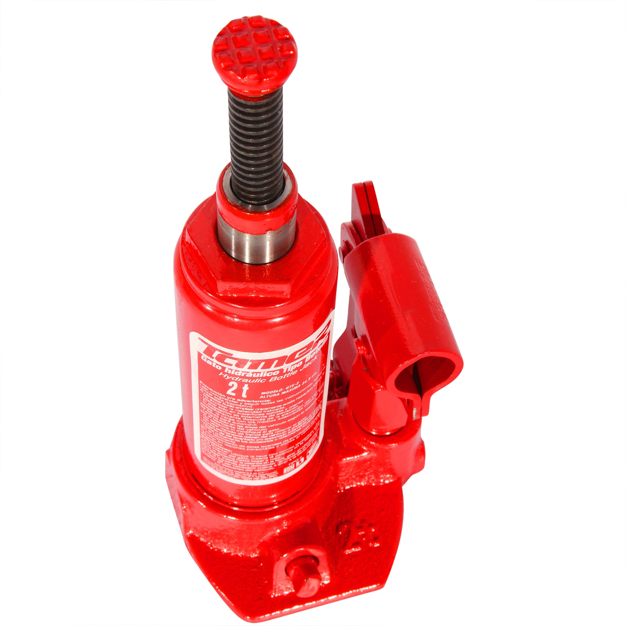 Gato hidráulico de botella con tornillo de extensión (2 ton)