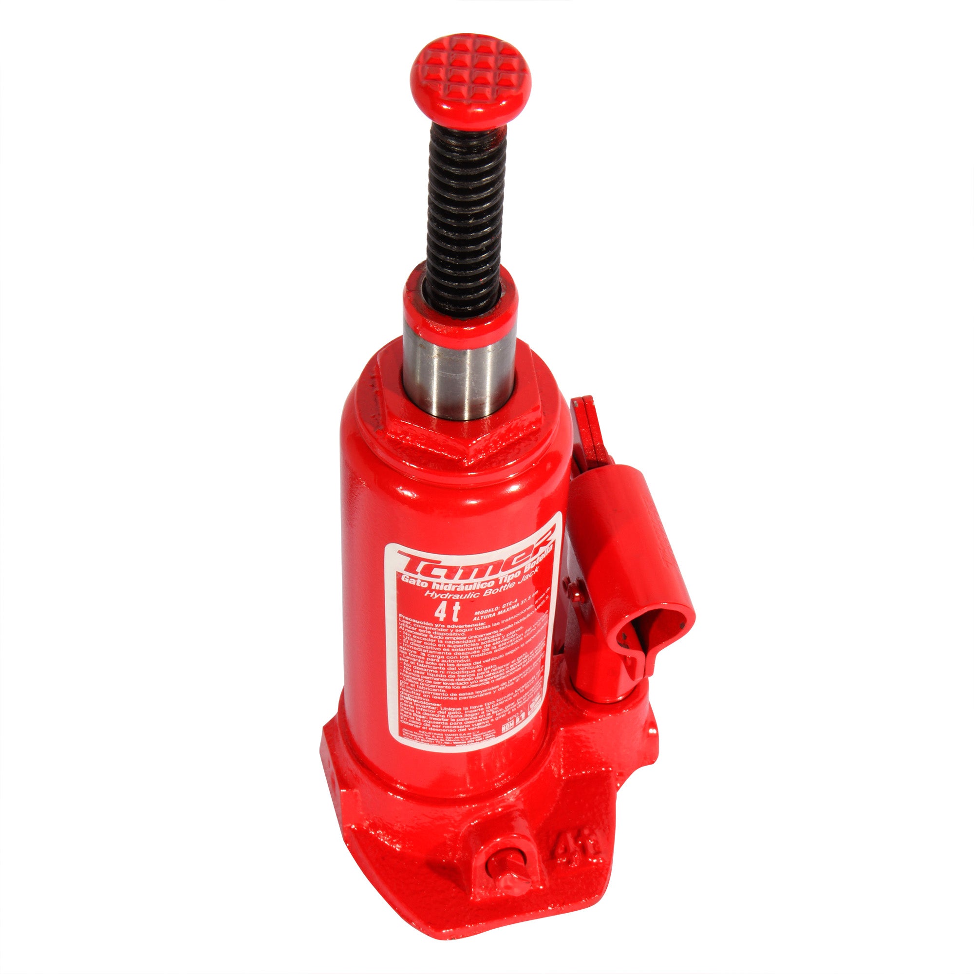 Gato hidráulico de botella con tornillo de extensión (4 ton)