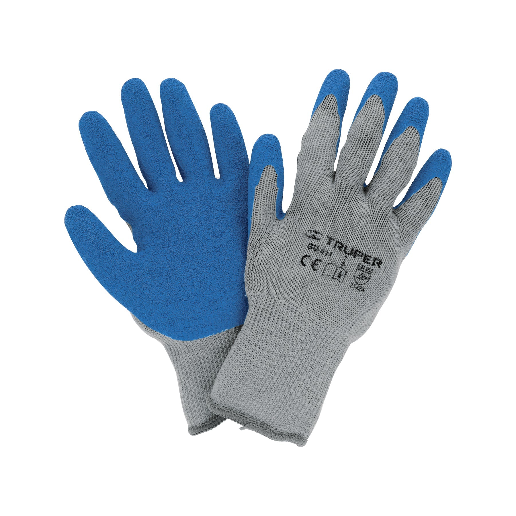Guantes de poliester recubiertos de latex, CH, TRUPER