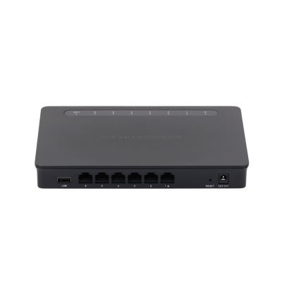 GRANDSTREAM - Router Gigabit VPN / Balanceador de cargas / 30,000 sesiones NAT /  6 puertos 10/100/1000 Mbps (WAN/LAN) / Compatible con GWN Cloud.