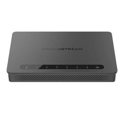 GRANDSTREAM - Router Gigabit VPN / Balanceador de cargas / 30,000 sesiones NAT /  4 puertos 10/100/1000 Mbps + 2 puertos SFP (WAN/LAN) / 1 puerto entrada PoE(af/at) / 2 puertos salida PoE (af/at) / Compatible con GWN Cloud.
