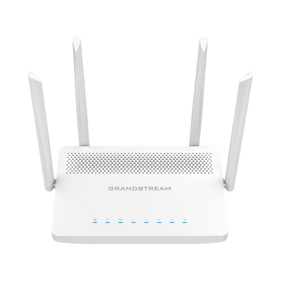 GRANDSTREAM - Router Inalámbrico Wi-Fi 5 802.11ac 1.27 Gbps, doble banda, MU-MIMO 2x2:2, Multi WAN con puerto SFP, servidor VPN con administración desde la nube gratuita o stand-alone.