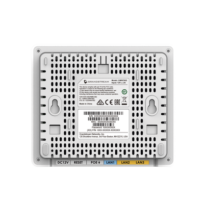 GRANDSTREAM - Punto de Acceso Wi-Fi 802.11 Wave 2, 1.27 Gbps, Provee 3 puertos Gigabit que proporcionan Ethernet, configuración desde la nube gratuita o desde controlador.