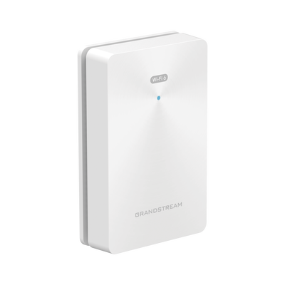 GRANDSTREAM - Punto de acceso Wi-Fi 6 802.11ax de pared, tecnología MU-MIMO 2x2:2 de doble banda, 4 puertos Gigabit alámbricos