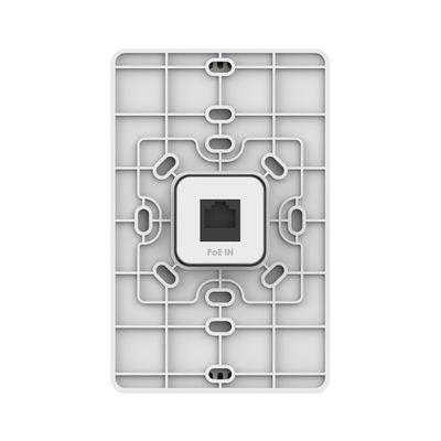 GRANDSTREAM - Punto de acceso Wi-Fi 6 802.11ax de pared, tecnología MU-MIMO 2x2:2 de doble banda, 4 puertos Gigabit alámbricos