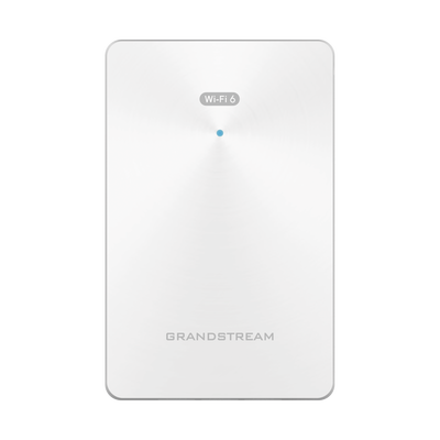 GRANDSTREAM - Punto de acceso Wi-Fi 6 802.11ax de pared, tecnología MU-MIMO 2x2:2 de doble banda, 4 puertos Gigabit alámbricos