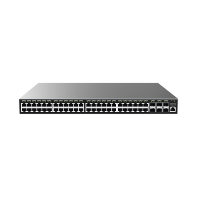GRANDSTREAM - Switch Gigabit  Administrable / 48 puertos 10/100/1000 Mbps + 6 Puertos SFP+ / Compatible con GWN Cloud.