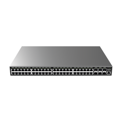 GRANDSTREAM - Switch Gigabit  Administrable / 48 puertos 10/100/1000 Mbps + 6 Puertos SFP+ / Compatible con GWN Cloud.