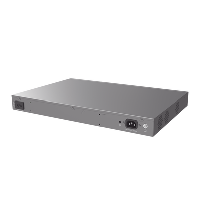 GRANDSTREAM - Switch Capa 3 PoE+ Administrable / 24 puertos 10/100/1000 Mbps + 4 Puertos SFP+ de 10 Gigabits / Hasta 360W / Compatible con GWN Cloud.