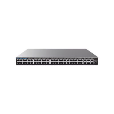 GRANDSTREAM - Switch Capa 3 PoE+ Administrable / 48 puertos 10/100/1000 Mbps + 6 Puertos SFP+ de 10 Gigabits / Hasta 740W / Compatible con GWN Cloud.